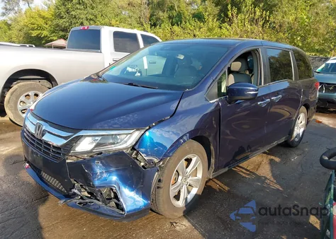 2018 Honda Odyssey Exl из США, поврежденный, VIN 5FNRL6H74JB027692